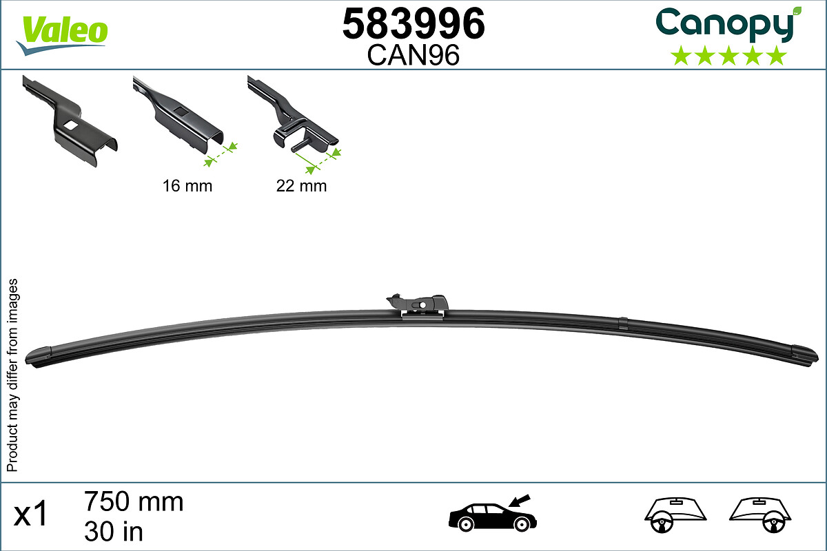 Lamela stergator VALEO 583996